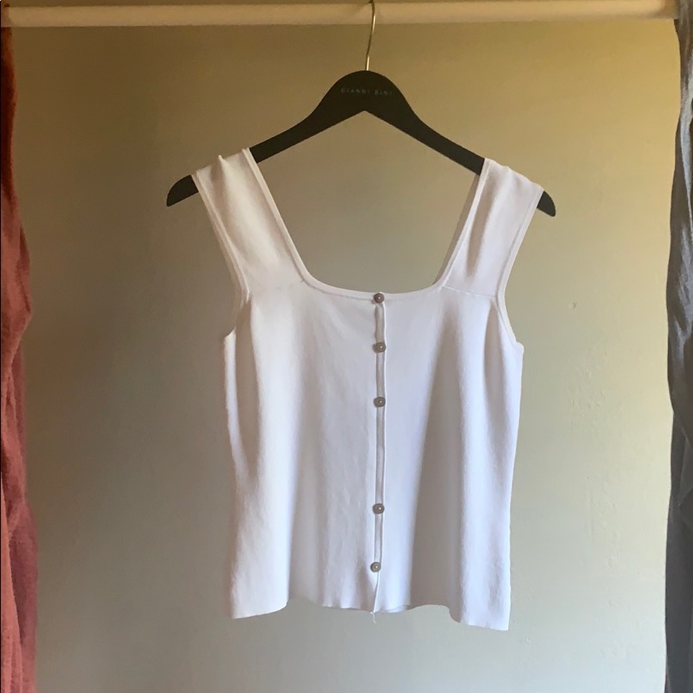 Button up tank top